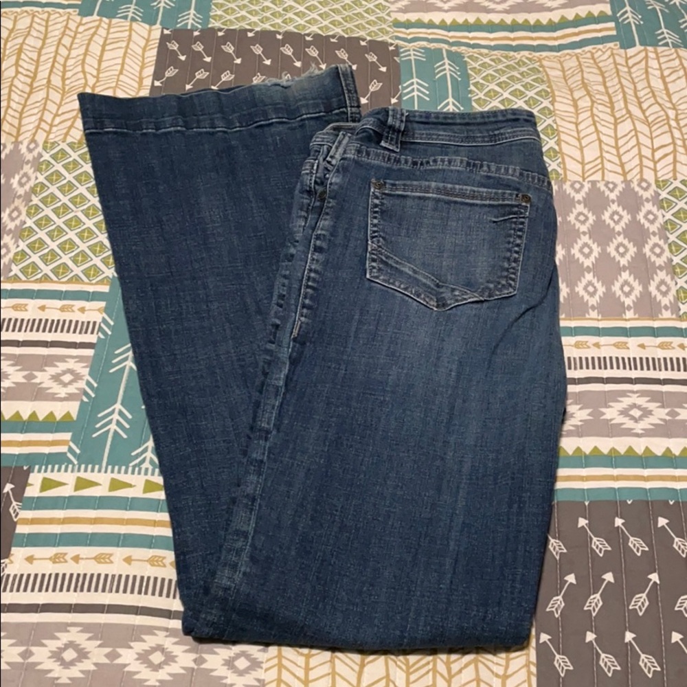Rock and roll trouser jeans.